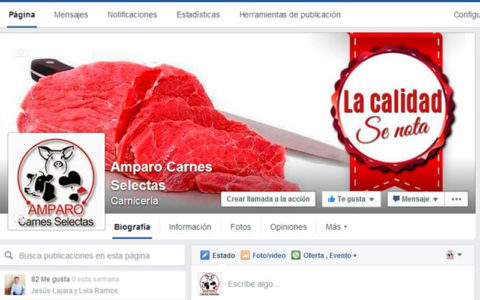 Facebook Amparo Carnes Selectas